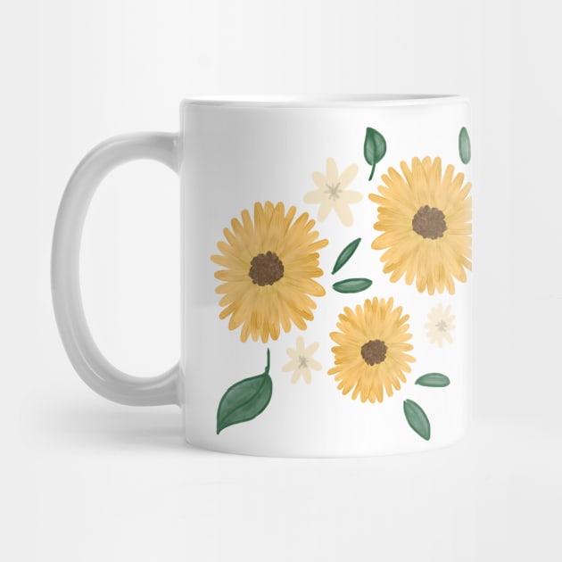 Sunflower Bunch Design by heyvictyhey